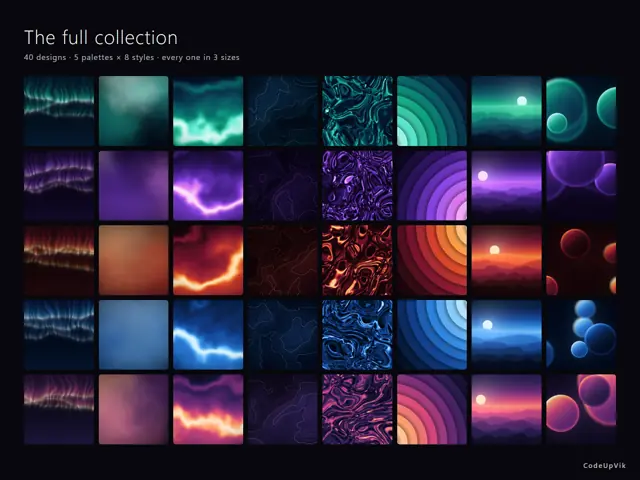 Aurora — 40 Abstract Wallpapers