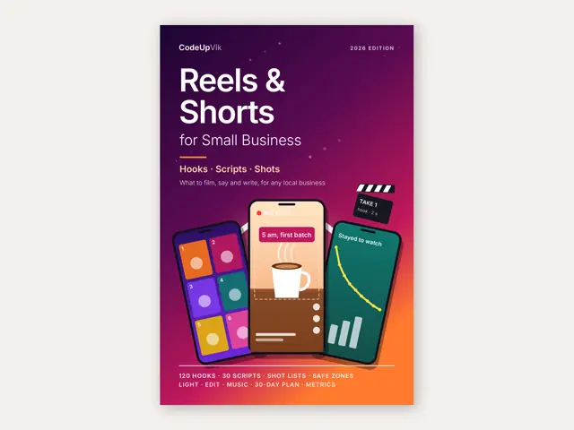 Reels & Shorts for Small Business: Hooks, Scripts, Shots